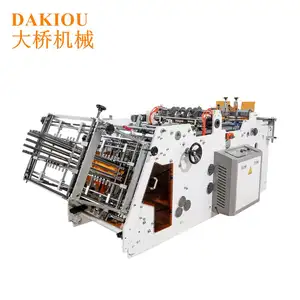 Full automatic disposable cardboard paper box making machine price list,disposable lunch box making machine