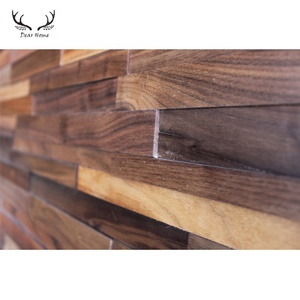 Trend In <span class=keywords><strong>Legno</strong></span> Massello Bordo 3D Effetto Muro Pannello - Product Image 3