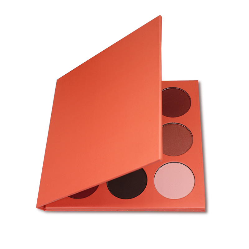 OEM ODM Private Label Wholesale custom orange metallic glitter eye makeup palette