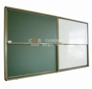 Practical School Classroom Furniture Sliding WhiteBoard Marker Interactive Greenboard Chalkboard