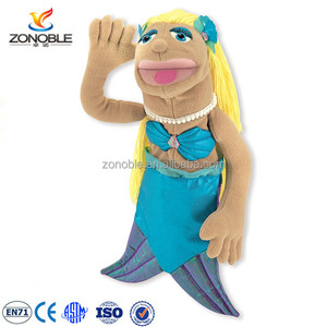 Bella di disegno peluche per bambini puppet theater giocattoli carino morbido a buon mercato peluche burattino bambola - Product Image 3