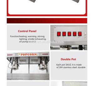 Machine à popcorn commerciale ASQ 321EO pour cinéma - Product Image 4