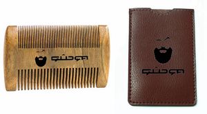 Vinnie professionale qualità sandalo <span class=keywords><strong>barba</strong></span> pettine per gli uomini comodi in legno naturale baffi toelettatura rifilatura per la casa di viaggio - Product Image 5