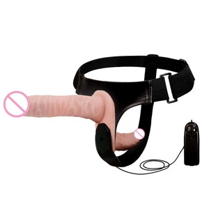 Mainan seks celana tali pengikat Harness <span class=keywords><strong>Vibrator</strong></span> untuk wanita mainan erotis Lesbian Pasangan - Product Image 1