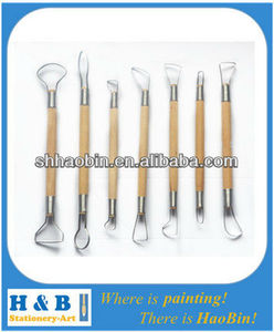 La escultura de arcilla herramientas de alambre- la herida de hilo plano de corte - Product Image 1