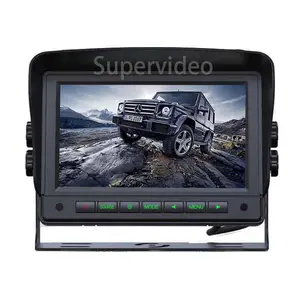 7 Inch Digital HD Car TFT LCD Color Screen Monitor 4 Pin Aviation Connector 4k Screen Smart Tv Car Headrest Android Monitor