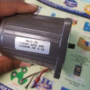 110VAC YN70-20 20 Watt Tien Tanden Reductiemotor Zonder Drijfwerkkop - Product Image 4