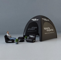 Grande tente dôme gonflable de 6 m pour pelouse, style simple, pop-up avec toile Oxford, portable, événement en plein air, igloo, haute résistance au feu