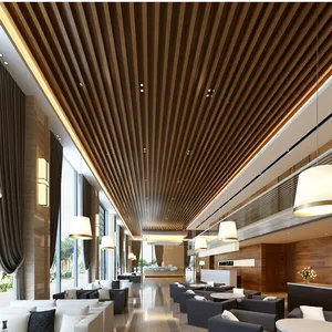 COOWIN Wpc Ceiling In Flexible Design Waterproof Wood Plastic Board