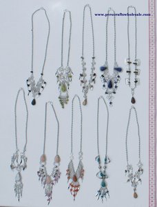 Colliers d'alpaga faits à la main avec des pierres de Piedra naturelles bijoux de chaîne à maillons mignons principalement en alliage-Vente en gros - Product Image 2