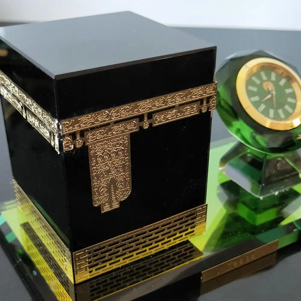 พิเศษคริสตัลมุสลิมมุสลิม Kaaba รุ่นเพชรนาฬิกา