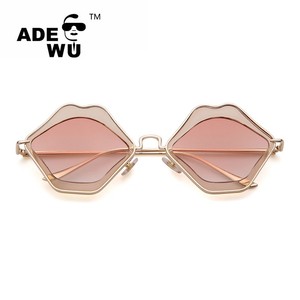 ADE WU STY5723M Retro forma de labios sombras mujeres <span class=keywords><strong>90s</strong></span> Vintage famoso gafas de sol marca diseñador fiesta encantadoras gafas de sol mujer UV400 - Product Image 4