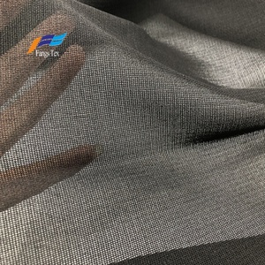 ลดรา<span class=keywords><strong>คา</strong></span>! ผ้าจอร์เจตต์สีดำ ขนาด 68 นิ้ว 75D ผลิตจากโพลีเอสเตอร์ 100% เนื้อผ้าบางเบา เหมาะสำหรับชุดอาบายะห์เด็กผู้หญิง - Product Image 1