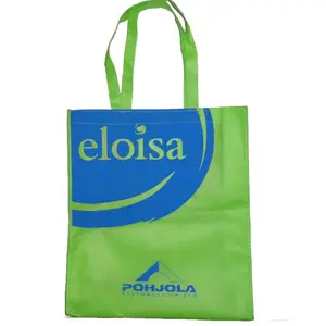 Cheap Promotional Eco Logo Printed Non Woven Supermarket Grocery Shopping Bag