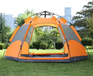 3 to 4Person Tent Instant Pop Up Family Camping Tent - Double Layer - Waterproof - 4 Season Backpacking Te(HT6060)