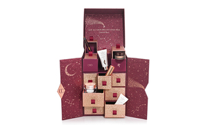 Boîte cadeau <span class=keywords><strong>calendrier</strong></span> <span class=keywords><strong>de</strong></span> <span class=keywords><strong>l</strong></span>'<span class=keywords><strong>avent</strong></span> cosmétique faite à la main avec revêtement UV et logo personnalisé pour les <span class=keywords><strong>soins</strong></span> <span class=keywords><strong>de</strong></span> la peau et les outils <span class=keywords><strong>de</strong></span> maquillage, nettoyant visage - Product Image 3