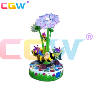 Máquina de <span class=keywords><strong>Juegos</strong></span> de Carrusel de Caballitos de Fibra de Vidrio CGW Euro Coin Arcade para Niños - Product Image 6