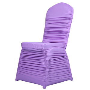 Mariage À Volants <span class=keywords><strong>Universelle</strong></span> Spandex <span class=keywords><strong>Housse</strong></span> De <span class=keywords><strong>Chaise</strong></span> Blanche - Product Image 2
