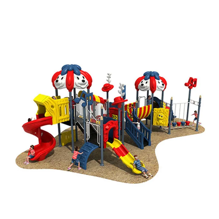Wholesale all kinds theme park children outdoor playground kids playground plastic slides