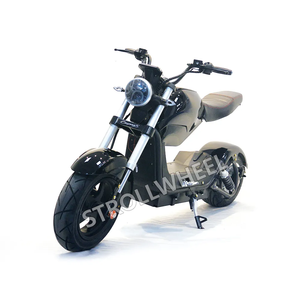 2019 Hot Sale High Quality New Big Wheel 800W Citycoco Genata Electric Motorcycle For Adult