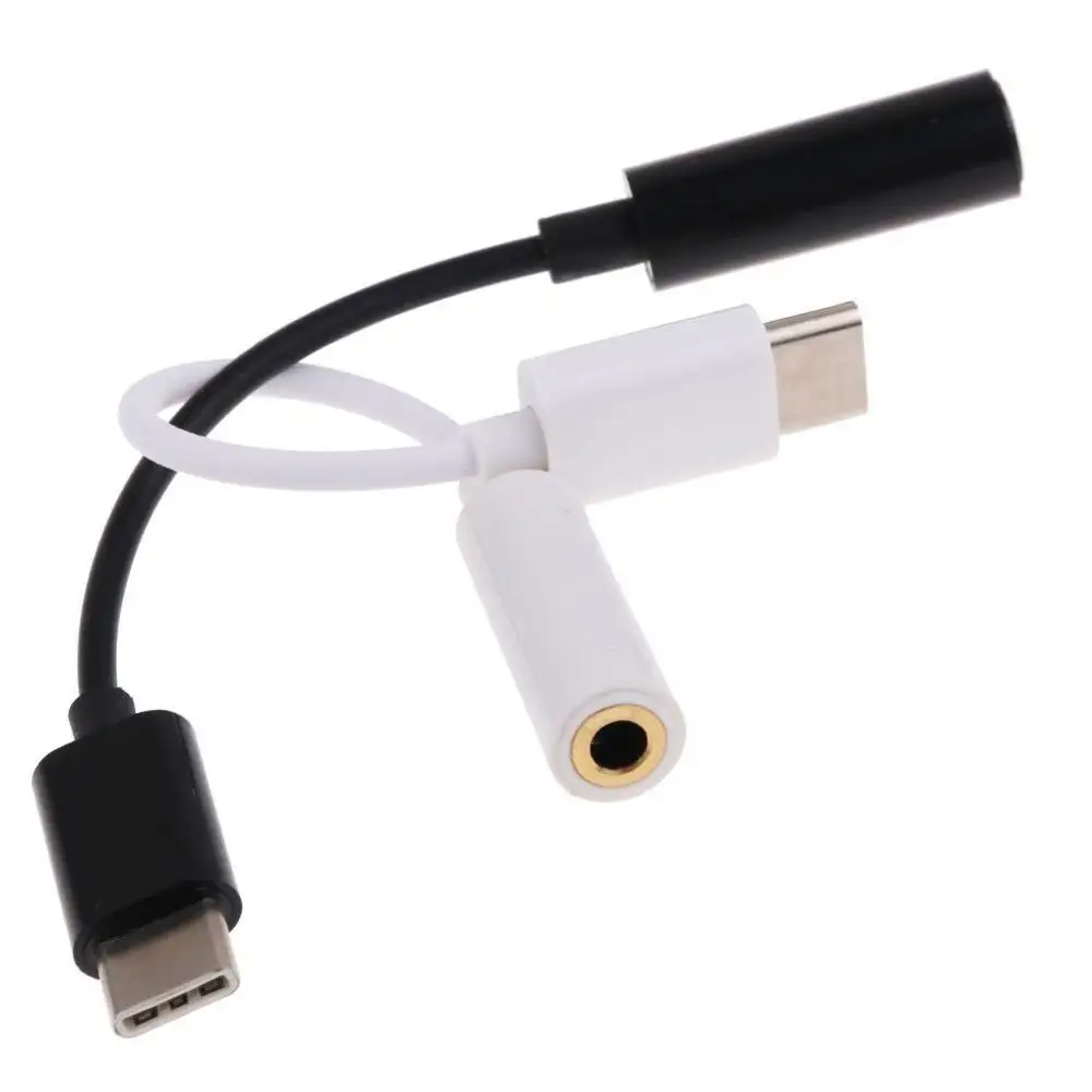 USB C Type C To 3.5ミリメートルEarphone Port Adapter Cable USB-C Aux Audio Converter