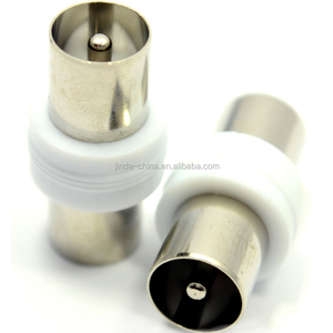 Antena de TV Cable adaptador de acoplador conector macho a hembra <span class=keywords><strong>Joiner</strong></span> - Product Image 1