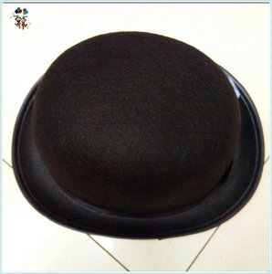 Robe fantaisie Mime, chapeaux béret français en feutre noir, pour fête, pas cher, HPC-0265 - Product Image 4