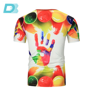 Sublimación del calor al aire libre correr transpirable camiseta de secado rápido - Product Image 4