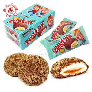 2019ช็อคโกแลตข้าวโอ๊ตเคลือบมาร์ชเมลโลว์แยมที่เต็มไปด้วยมาร์ชเมลโลว์ - Product Image 1