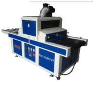 Pantalla de impresión de tinta UV máquina de curado UV TM-500UVF con cinta transportadora seca para PCB