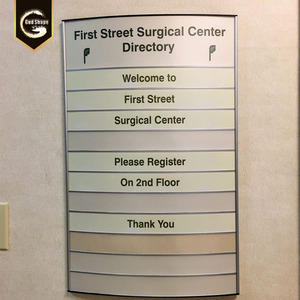 <span class=keywords><strong>De</strong></span> aluminio extruido direccional señalización wayfinding interior <span class=keywords><strong>señal</strong></span> - Product Image 6