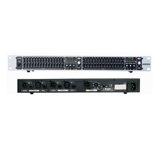 Accuracy Pro Audio EQ-215A  Dual 15-band  Led Stereo Graphic Equalizer