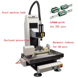 Mini machine à graver cnc à 5 axes, prix central en inde,