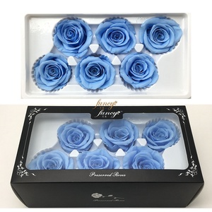 Grade Real Natural 5-6 cm Préservé Rose Tête Usine En Gros 6 Roses/Boîte Frais Éternel Pour Toujours Immortel Saint Valentin - Product Image 4