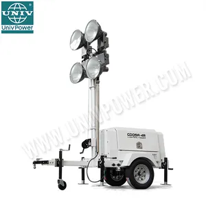 Easy Maintenance generators with lights generator trolley light tower