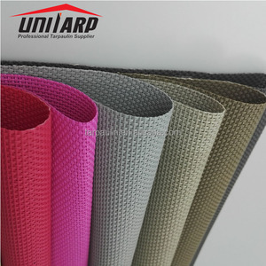 Uni-tarp nhựa đầy màu sắc teslin vải PVC tráng <span class=keywords><strong>Polyester</strong></span> lưới vải để làm ghế, đồ gỗ ngoài trời - Product Image 5