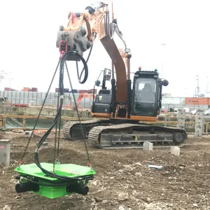 KP500S hydraulic cylinder square pile breaker pile cropper for concrete foundation piles