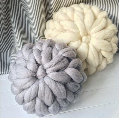 Шерстяная пряжа, китайская промытая суперцветная мериносовая шерсть, Кардная шерсть