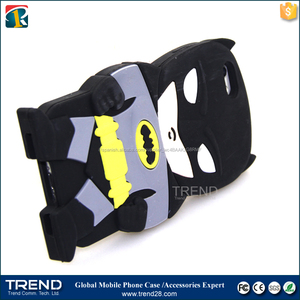 Para iphone 6 cable 6 <span class=keywords><strong>s</strong></span> <span class=keywords><strong>te</strong></span> negro batman caso de silicio - Product Image 2