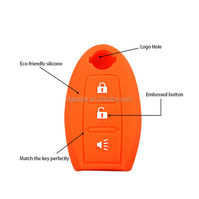 2015 Hottest Silicone Remote Car Key Cover for nissan Wholesale