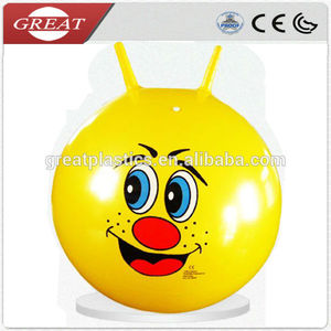 consumized taille et la conception visage de sourire balle trémie en ballon gonflable - Product Image 1