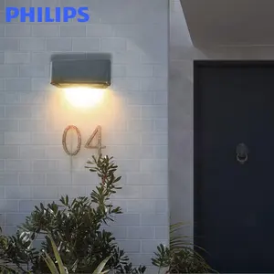 Philips BWS161 LED 7.5W Lampu Dinding Outdoor Tahan Air Square Sederhana Villa Hotel Koridor Lorong