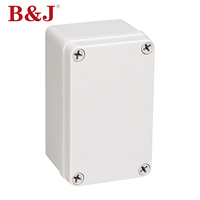 B & J scatola di progetto in plastica impermeabile IP68 di diverse dimensioni personalizzata wallmont elettronico esterno custodia in plastica