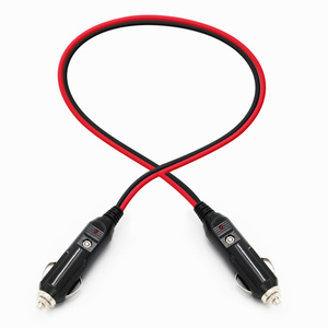 Adaptor Pompa Udara Mobil dengan Kabel Panjang dan Sekring 15A, Perpanjang Steker Pemantik Rokok 12V - Product Image 1