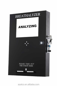Treo Tường Bàn Hàng Đầu Đồng Tiền Hoạt Động Bán Hàng Tự Động Breathalyzer Với Màn Hình LCD TV - Product Image 2