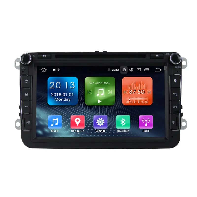 Android10.0 8 inç dokunmatik ekran araba video araç dvd oynatıcı oynatıcı VW Passat B6 B7 V6 NMS araç ses radyo multimedya GPS Stereo