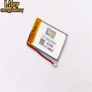 Connector 1,25-2 P 503450 v 1000 mAh <strong>3</strong>,7 V rechargeable LiPo battery solar rechargeable lithium-ion polymer lithium battery with PCM - Product Image 2