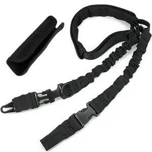 Tracolla tattica in Nylon a 2 punti tracolla elastica in corda di sicurezza personalizzata con tracolla robusta per borsa a tracolla per laptop