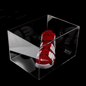 Tùy Chỉnh Stackable Rõ Ràng Acrylic Giày Hộp Trượt Ra Rõ Ràng Acrylic Giày Sneaker <span class=keywords><strong>Box</strong></span> Cho Giày Hộp Hiển Thị - Product Image 6