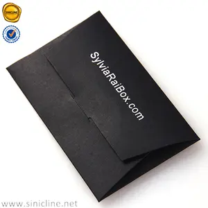 Sinicline Flache pack individuell bedruckte kleine papier geschenk umschlag box